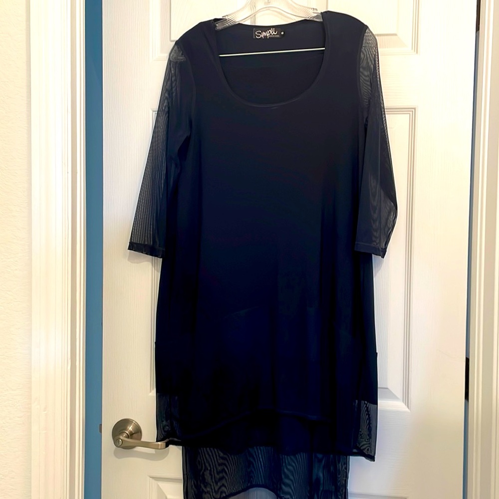 Sympli 2 piece tunic with long skirt